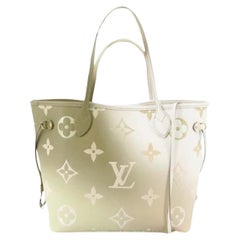 Used Louis Vuitton Neverfull Sunset Kakhi Tote Bag Limited Edition