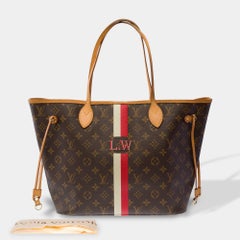 Borsa tote Neverfull di LOUIS VUITTON, marrone