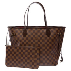 Borsa tote Neverfull di LOUIS VUITTON, marrone