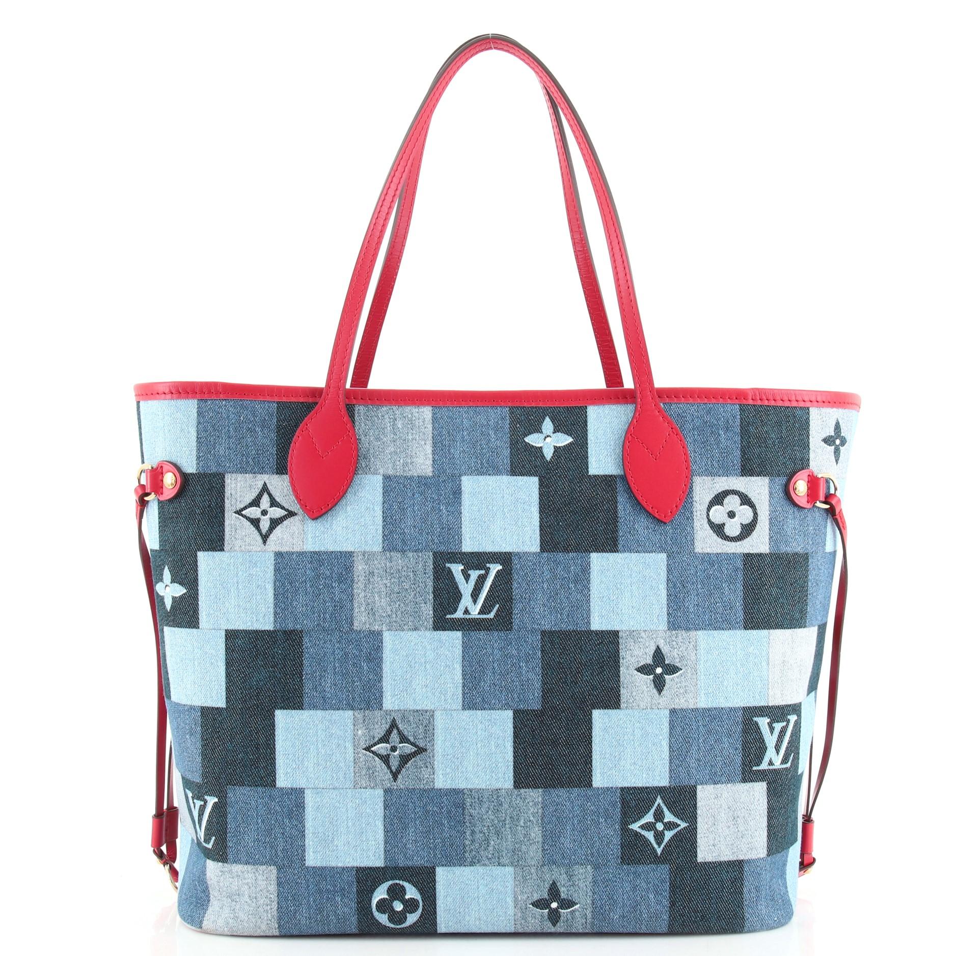 Louis Vuitton Neverfull Tote Damier and 