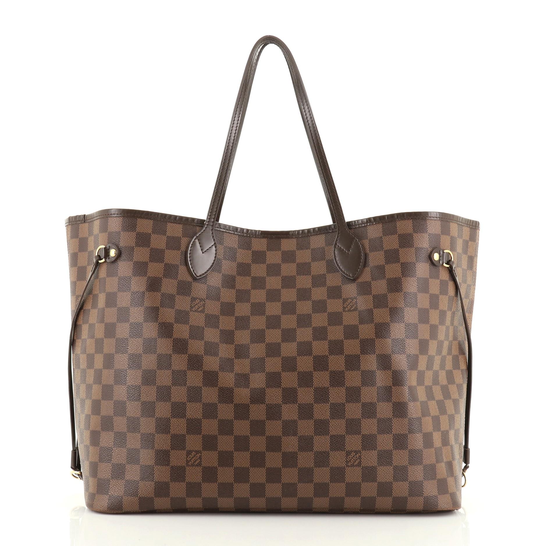 Louis Vuitton Neverfull Tote Damier GM In Good Condition In NY, NY