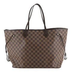 Used Louis Vuitton Neverfull Tote Damier GM