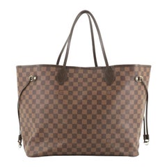 Used Louis Vuitton Neverfull Tote Damier GM 