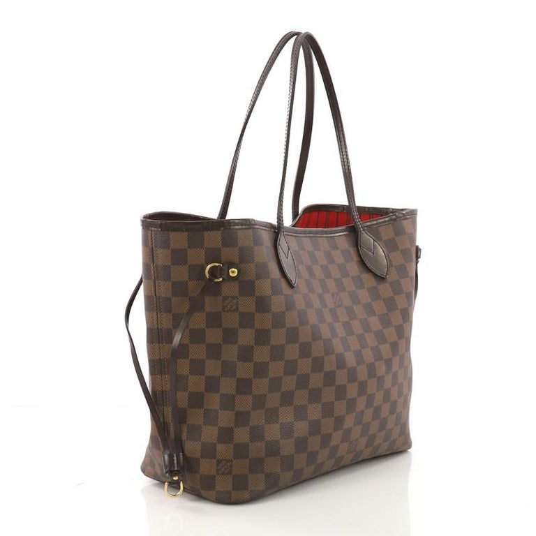Louis Vuitton Neverfull Tote Damier MM For Sale at 1stdibs
