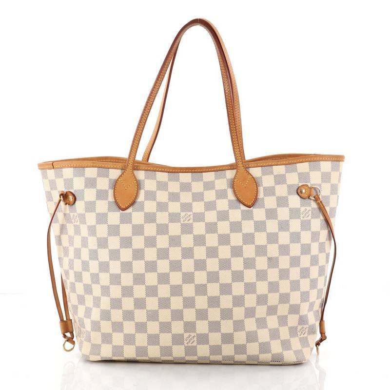 Women's or Men's Louis Vuitton Neverfull Tote Damier MM