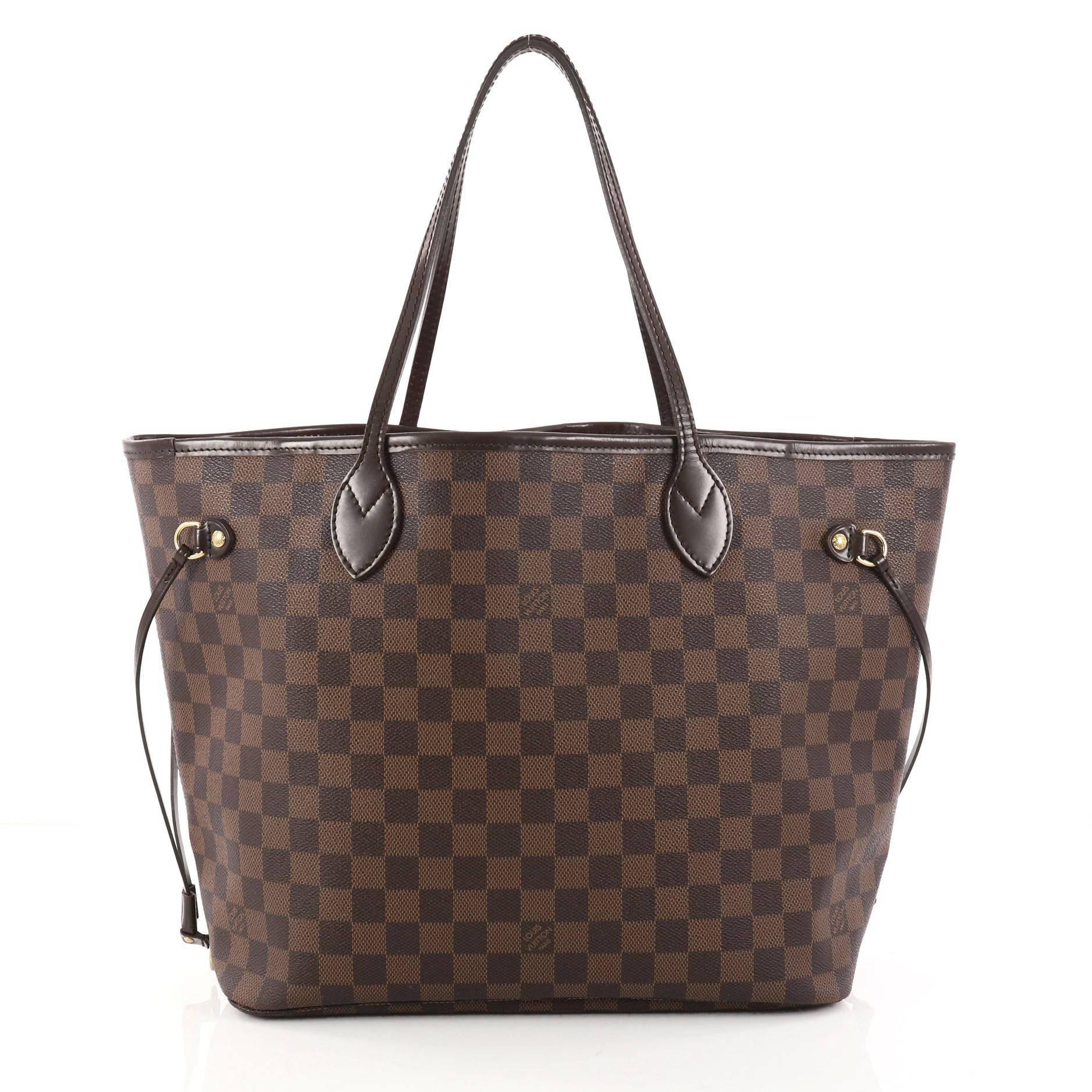 Louis Vuitton Neverfull Damier MM Tote Bag In Good Condition In NY, NY