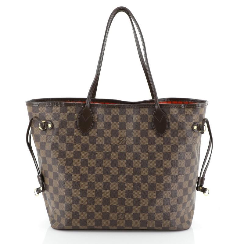 Louis Vuitton Neverfull Tote Damier MM In Fair Condition In NY, NY