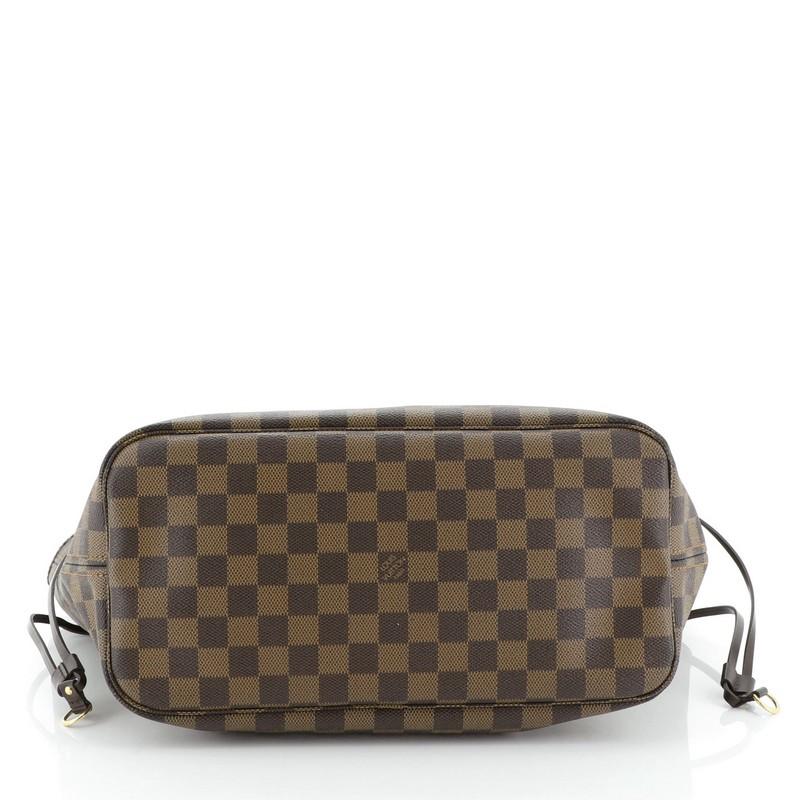Louis Vuitton Neverfull Tote Damier MM  In Good Condition In NY, NY