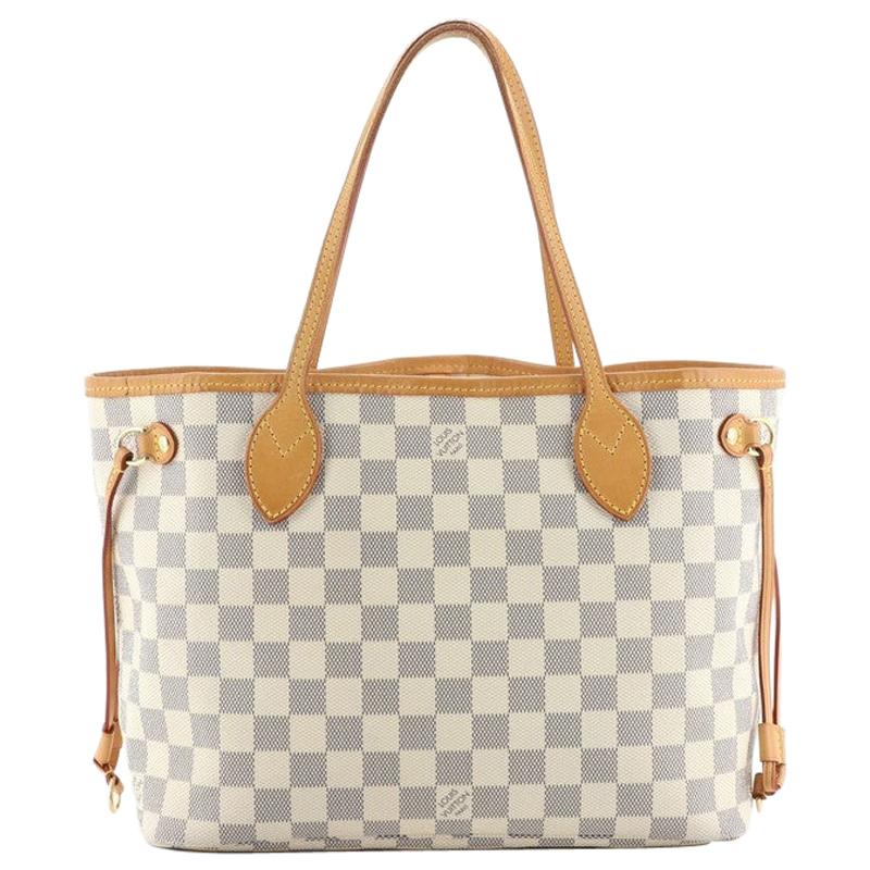 louis vuitton neverfull tote damier pm