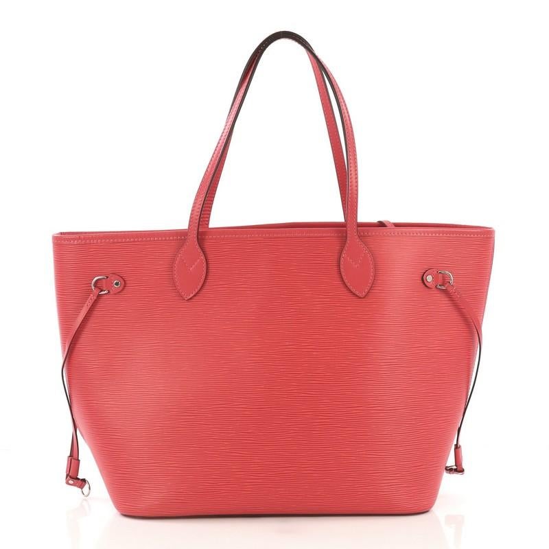 Louis Vuitton Neverfull Tote Epi Leather MM In Good Condition In NY, NY