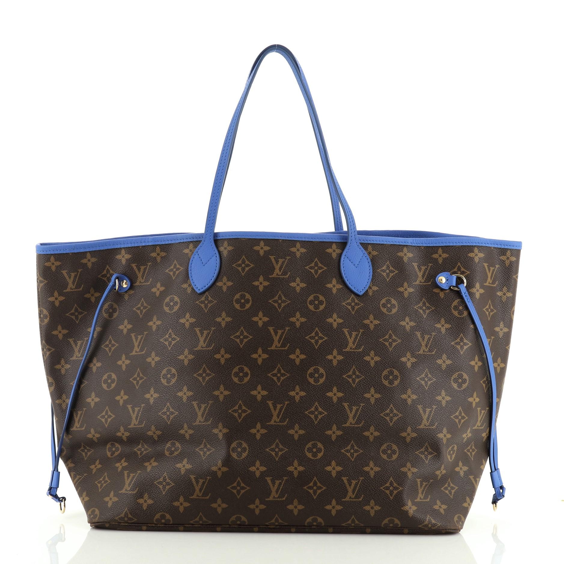 Black Louis Vuitton  Neverfull Tote Limited Edition Ikat Monogram Canvas GM