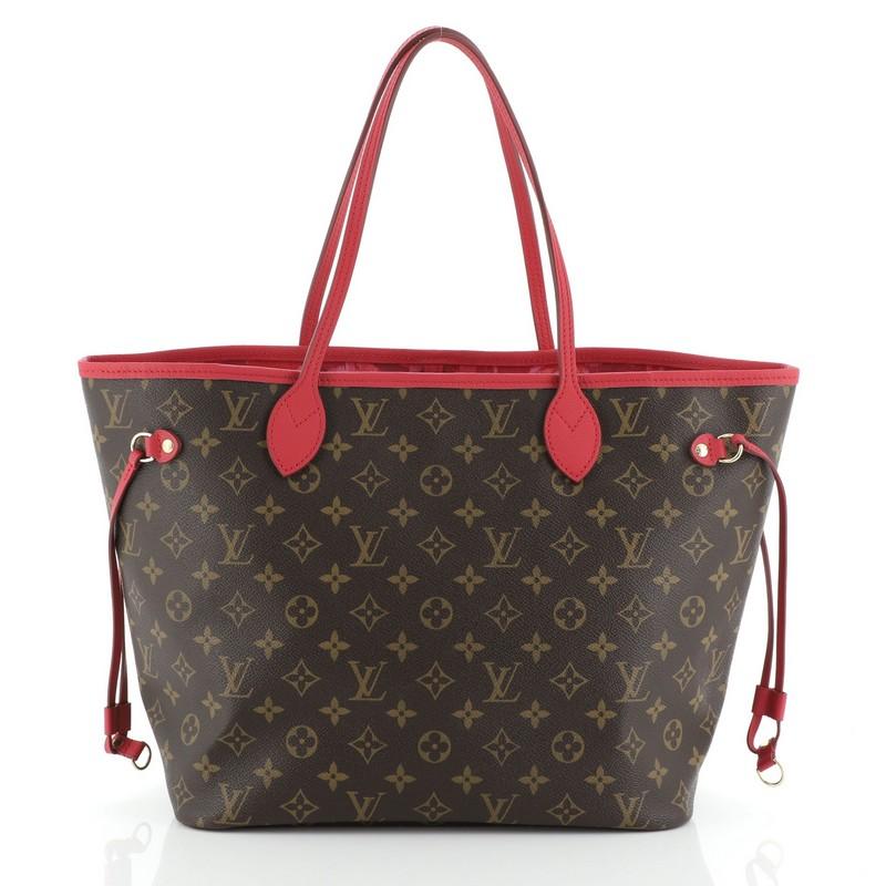 Brown Louis Vuitton Neverfull Tote Limited Edition Ikat Monogram Canvas MM