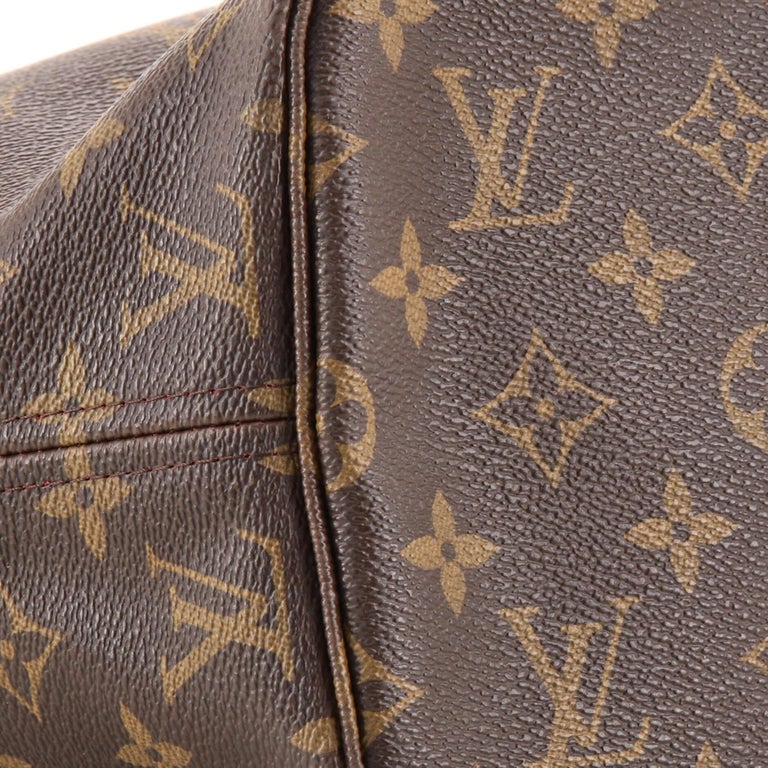Brown Louis Vuitton Monogram Ikat Neverfull MM Tote Bag