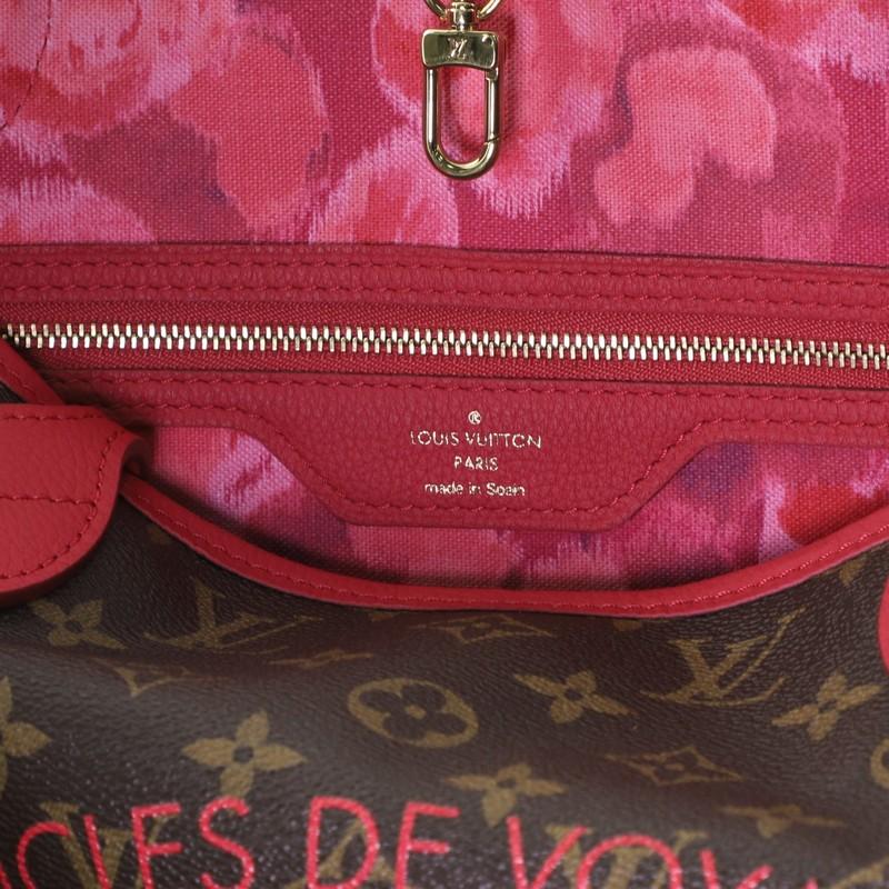 Louis Vuitton Neverfull Tote Limited Edition Ikat Monogram Canvas MM 1