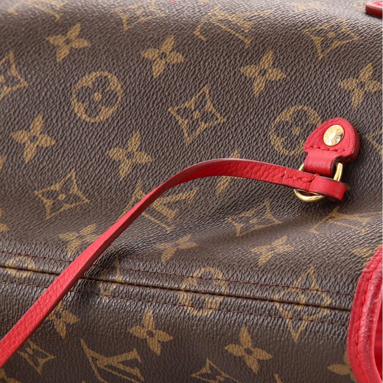 Brown Louis Vuitton Monogram Ikat Neverfull MM Tote Bag