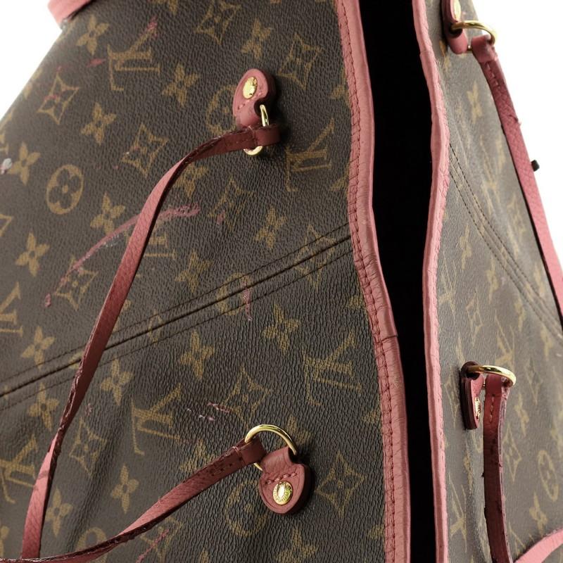 Women's or Men's Louis Vuitton Neverfull Tote Limited Edition Ikat Monogram Canvas MM