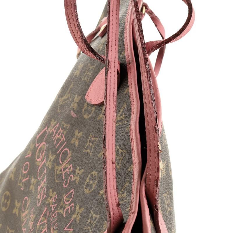 Louis Vuitton Neverfull Tote Limited Edition Ikat Monogram Canvas MM 1