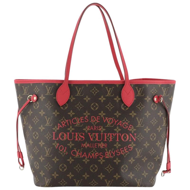 Louis Vuitton Neverfull Tote Limited Edition Ikat Monogram Canvas MM