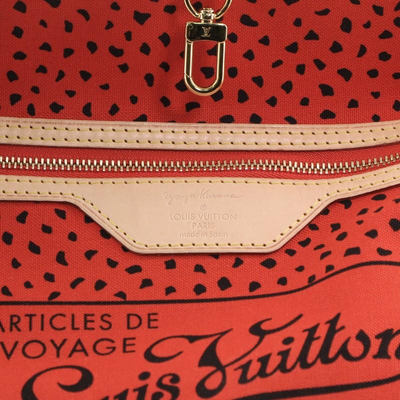 Louis Vuitton Neverfull Tote Limited Edition Kusama Waves Monogram Canvas 1