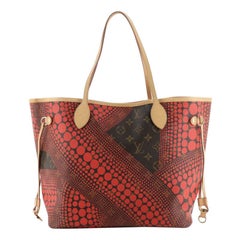 Louis Vuitton Neverfull Tote Limited Edition Kusama Waves Monogram Canvas