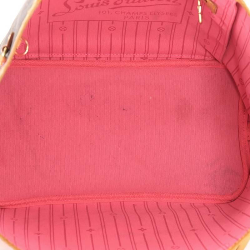 Louis Vuitton Neverfull Tote Limited Edition Monogram Canvas Roses MM 3