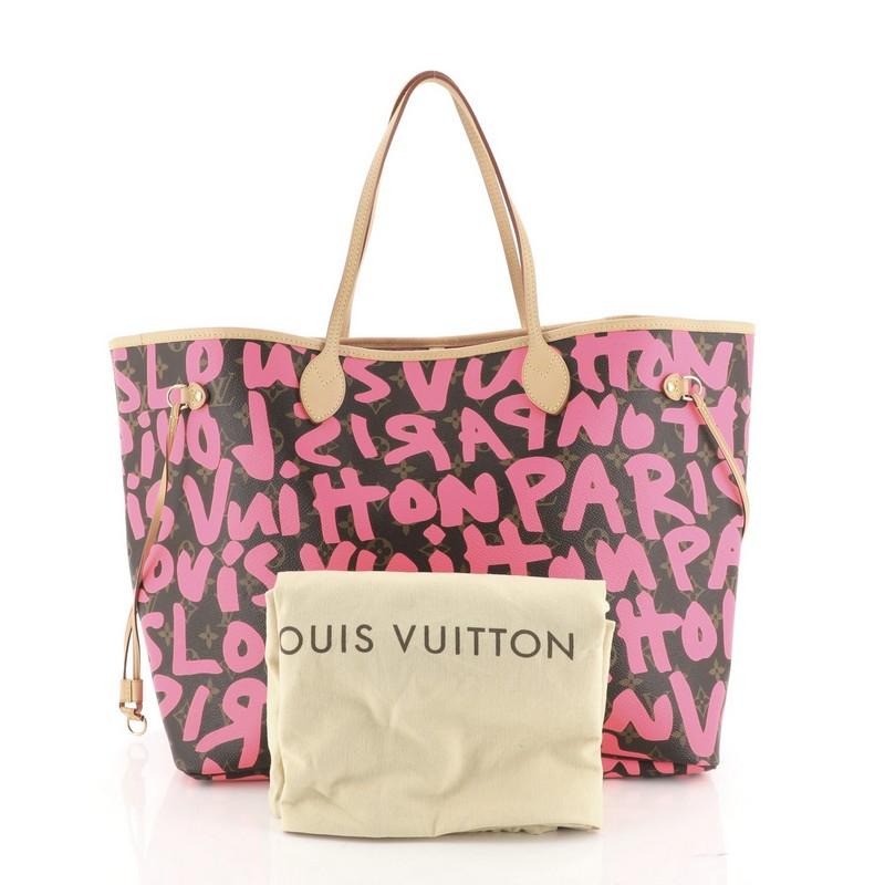 Louis Vuitton Neverfull Graffiti Bag - 2 For Sale on 1stDibs