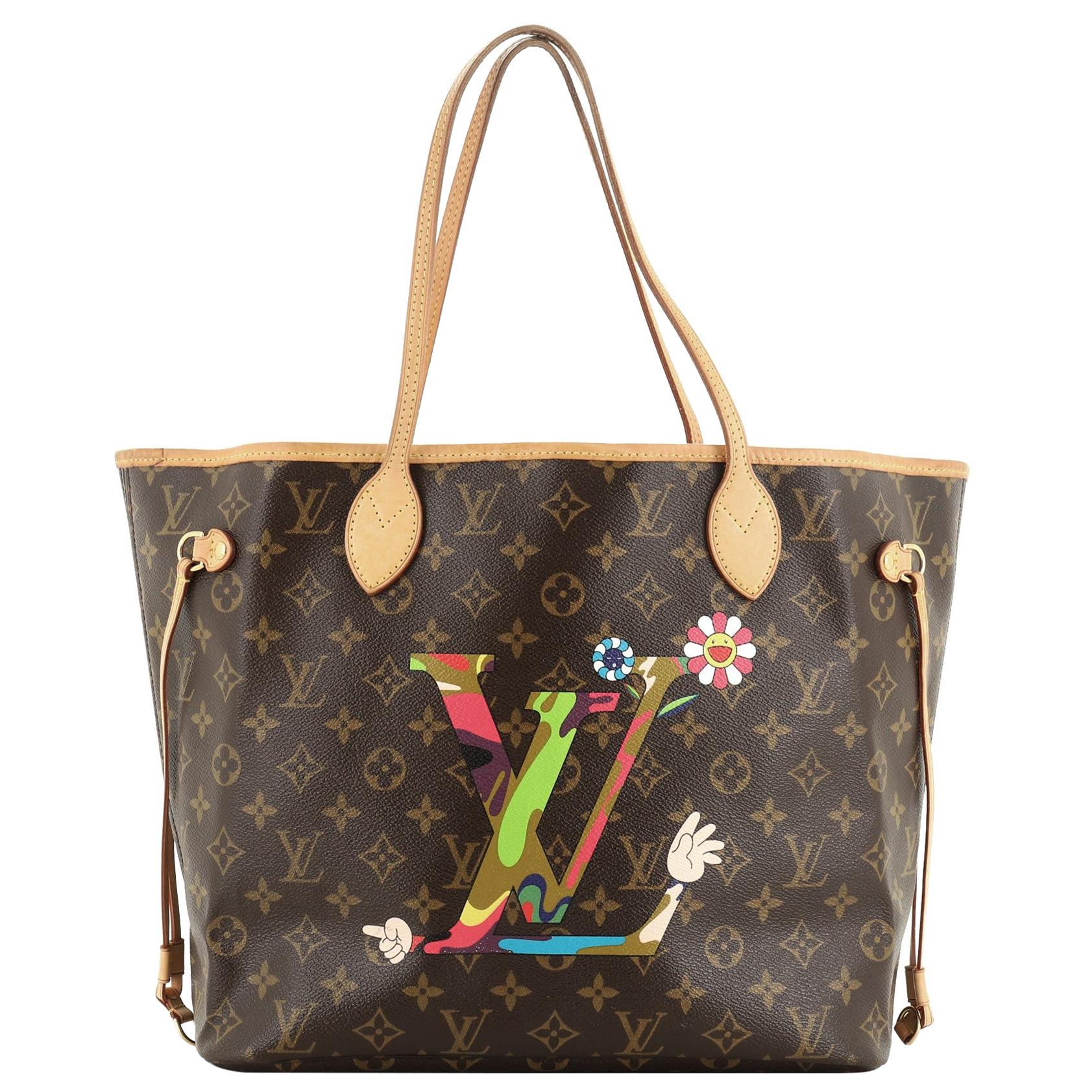 Louis Vuitton Neverfull Tote Limited Edition Monogram Murakami MM