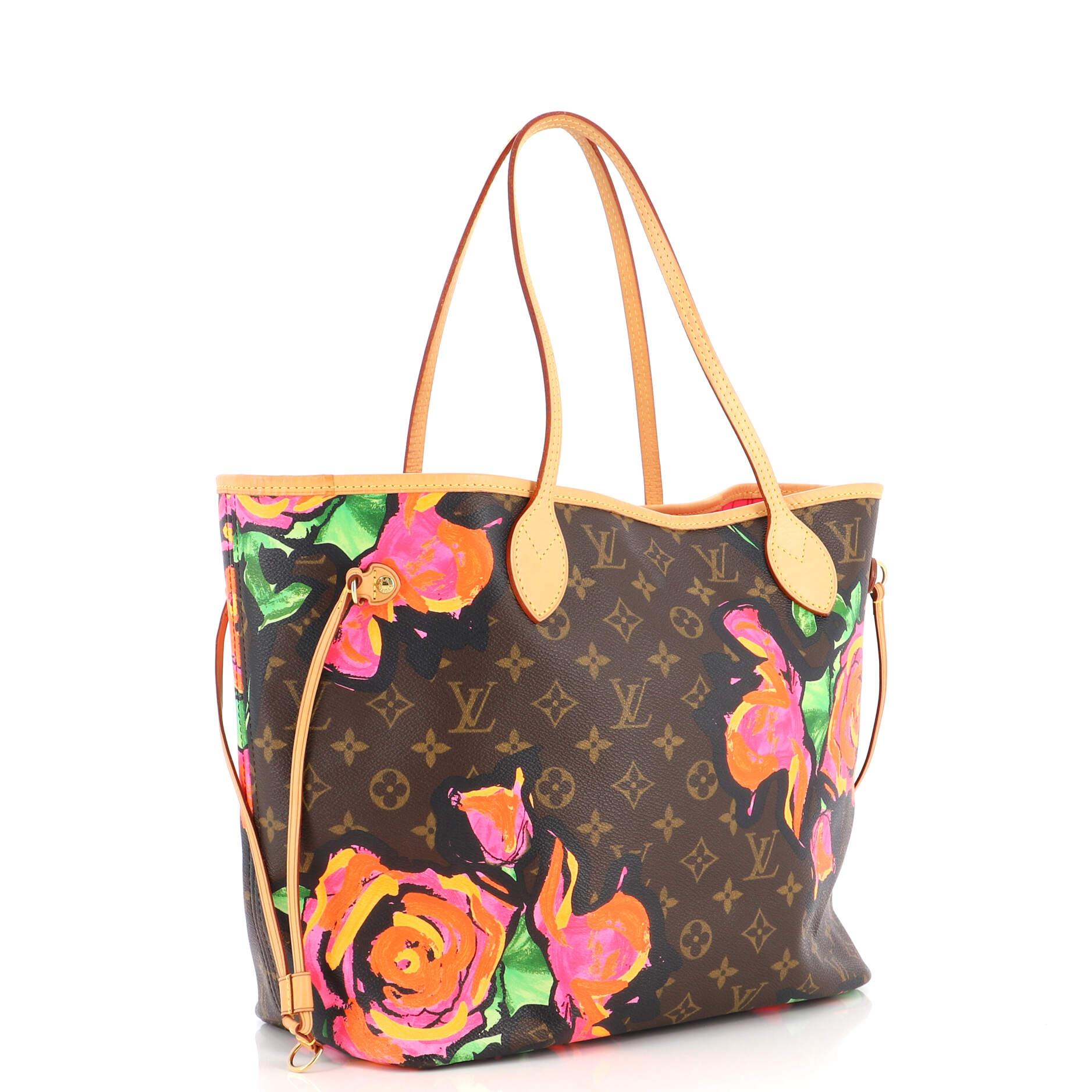 Louis Vuitton Neverfull Mm Rose - 6 For Sale on 1stDibs