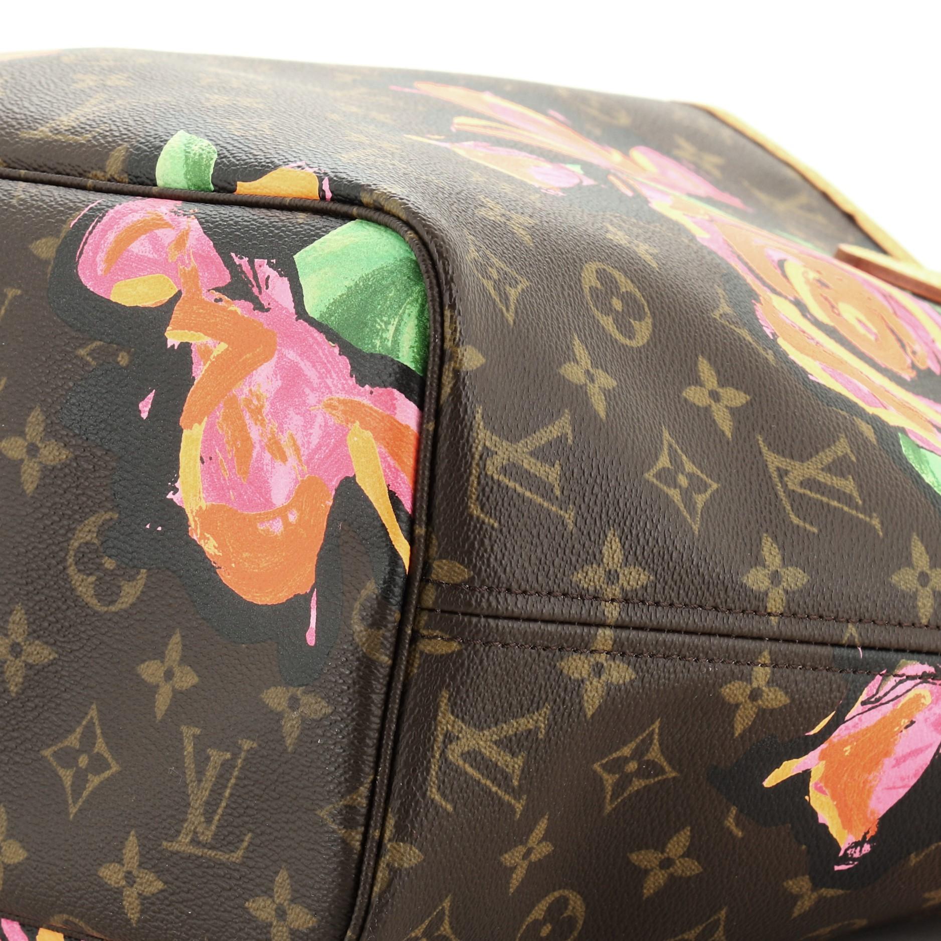 Women's or Men's Louis Vuitton Neverfull Tote Limited Edition Monogram Roses MM