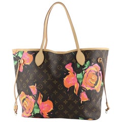 Louis Vuitton Neverfull Tote Edition Limitée Monogramme Roses MM