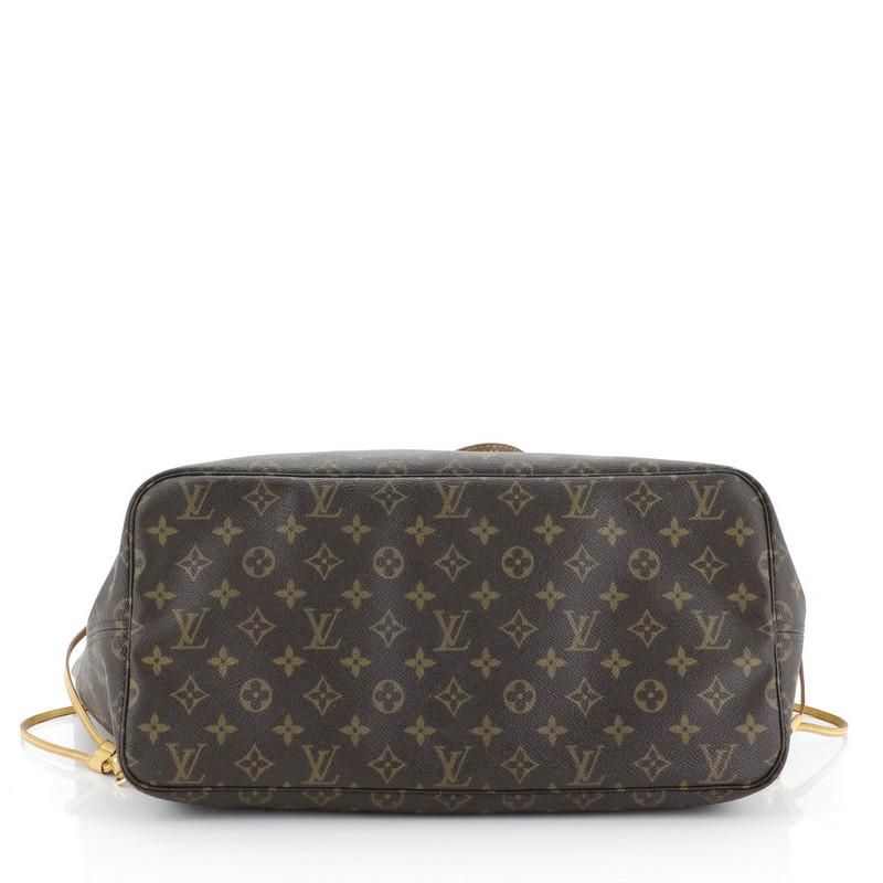 Louis Vuitton Neverfull Tote Monogram Canvas GM In Fair Condition In NY, NY