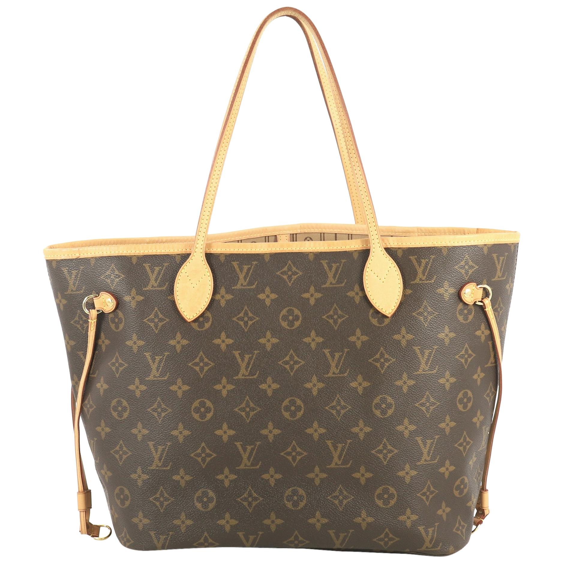 Louis Vuitton Neverfull Tote Monogram Canvas MM