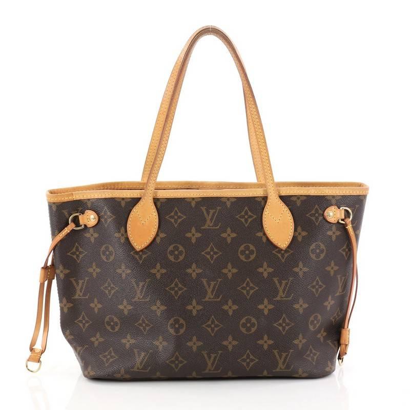Louis Vuitton Neverfull Tote Monogram Canvas PM In Good Condition In NY, NY