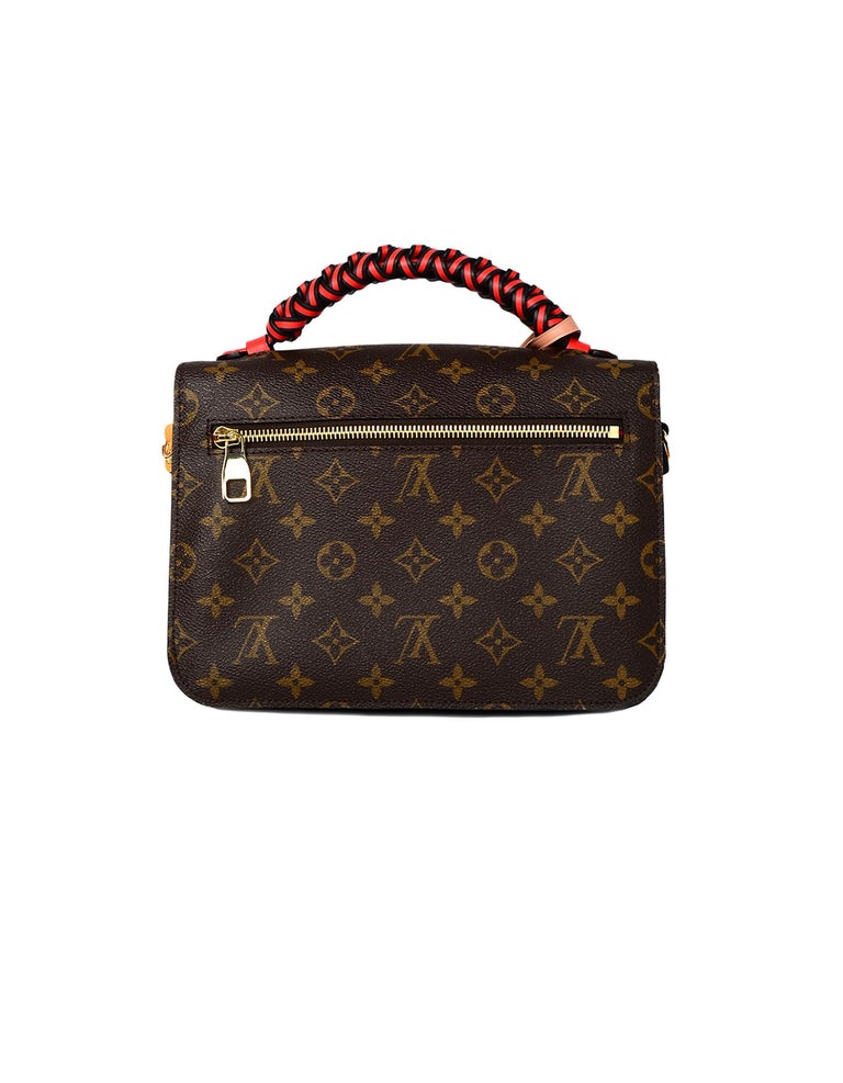 Louis Vuitton NEW &#39;18 LV Monogram Braided Pochette Metis Messenger/Crossbody Bag For Sale at 1stDibs