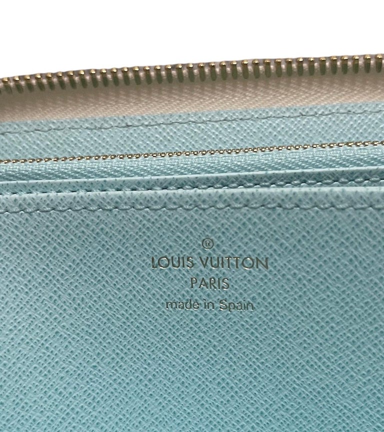Louis Vuitton NEW Blue Monogram Giant By The Pool Zippy Wallet For Sale at  1stDibs  louis vuitton textile enduit interieur cuir de veau, louis vuitton  by the pool wallet, lv by
