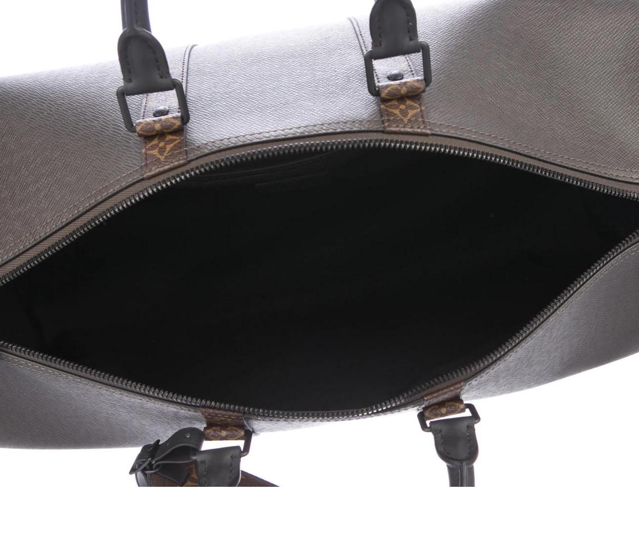 Black Louis Vuitton NEW Brown Men's Women's Carryall Travel Weekender Duffle Bag W/Box