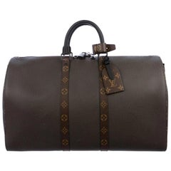 Louis Vuitton NEW Brown Men's Women's Carryall Travel Weekender Duffle Bag W/Box