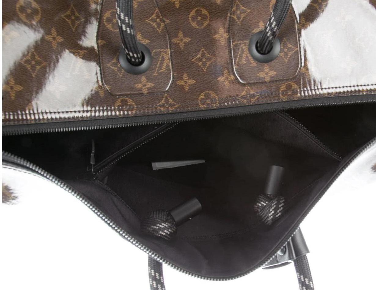 Women's Louis Vuitton NEW Brown Mono Glaze Men's Carryall Travel Weekender Duffle Bag