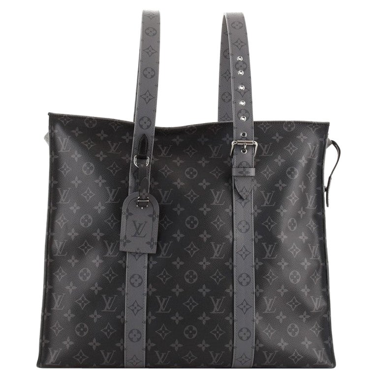 Louis Vuitton New Cabas Zippe Bag Reverse Monogram Eclipse GM