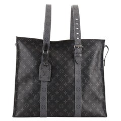 Louis Vuitton New Cabas Zipptasche Reverse Monogram Eclipse GM