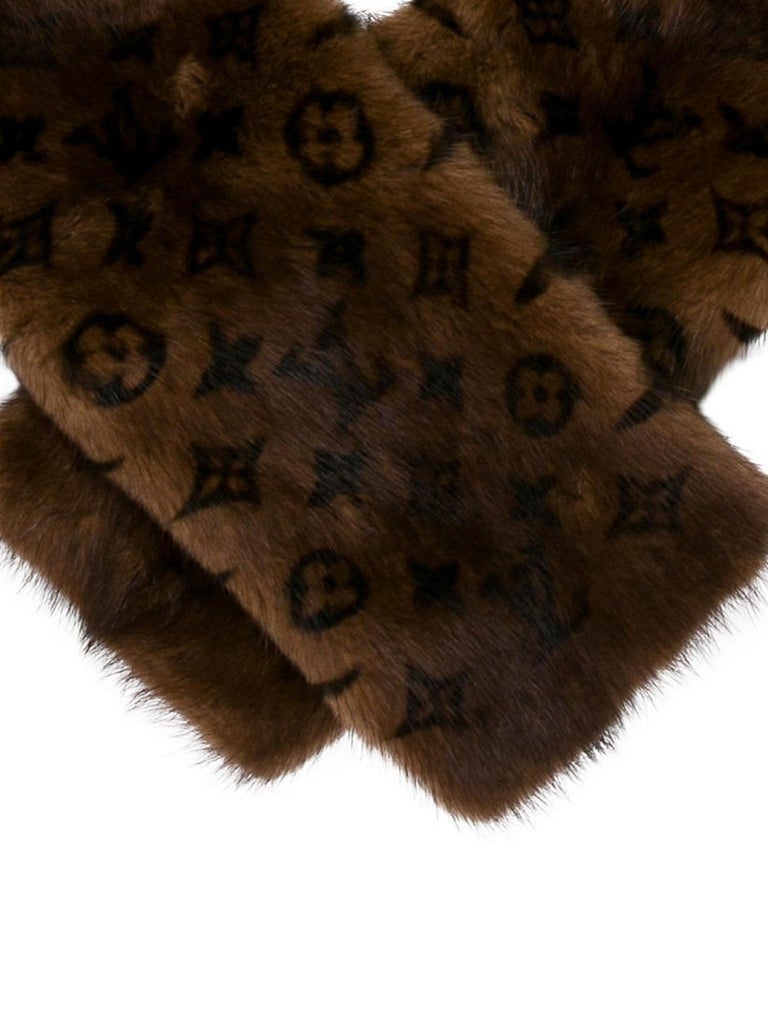 Louis Vuitton Red Leopard Print Scarf at 1stDibs