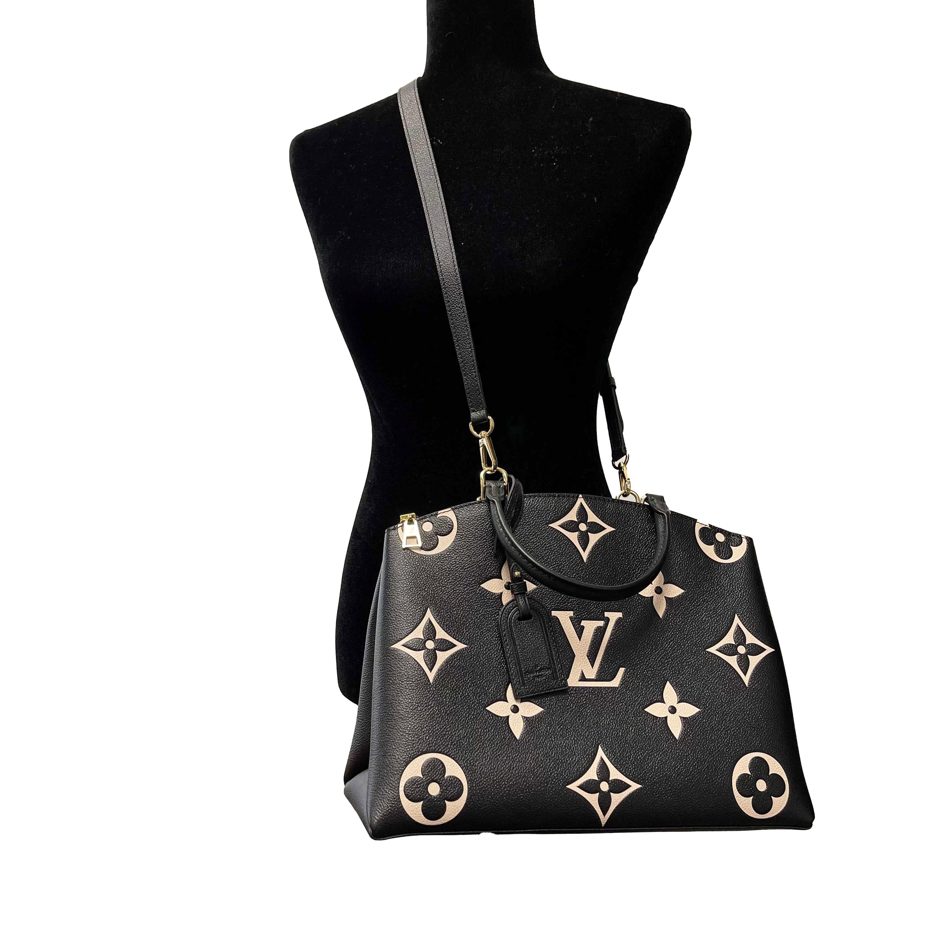 Louis Vuitton - NEW Grand Palais Large Bicolor Monogram Top Handle w/ Strap 4