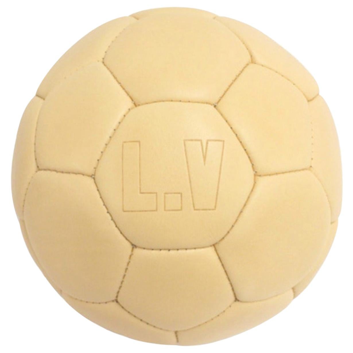 Louis Vuitton NEW LV Leather Men's Women Soccer Ball Leather Carrying Holster