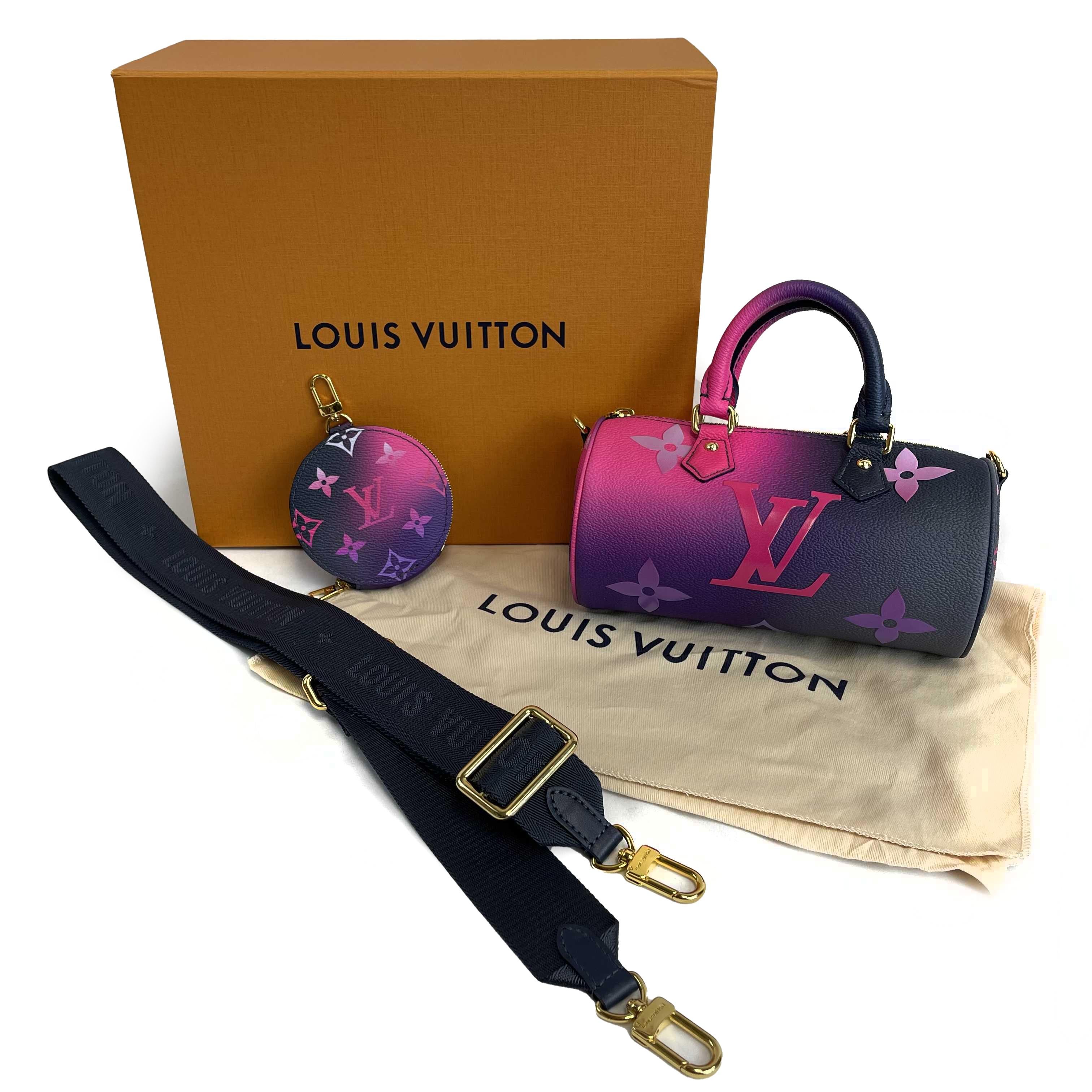 Women's 	Louis Vuitton NEW Midnight Fuchsia Papillon BB Satchel - Coin Purse - Crossbody