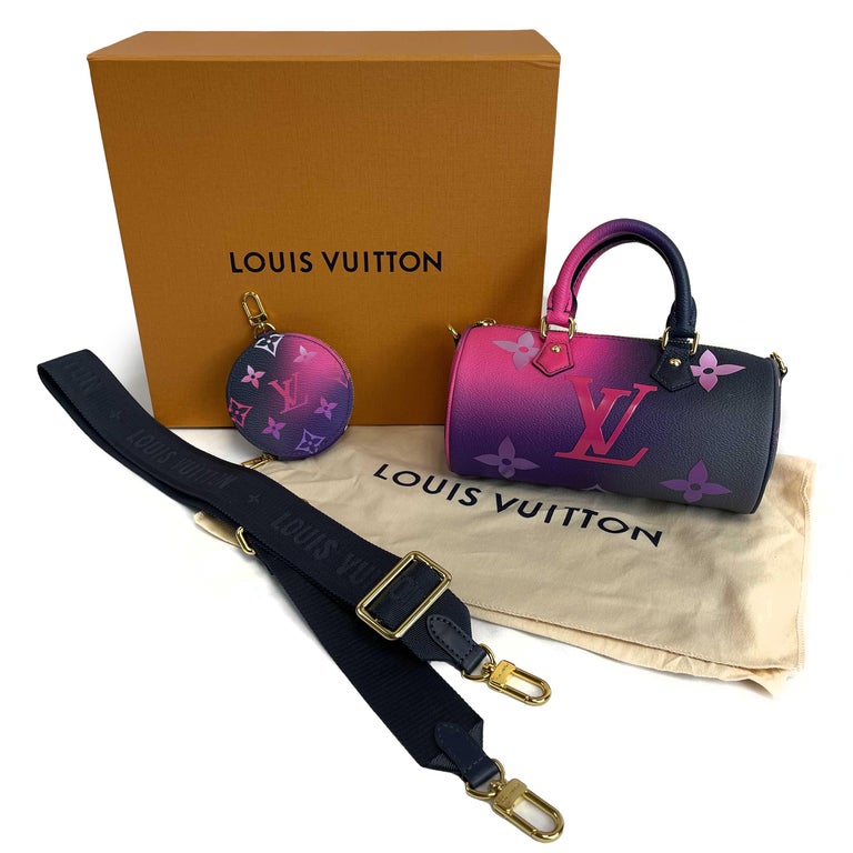 Papillon bb cloth crossbody bag Louis Vuitton Purple in Cloth