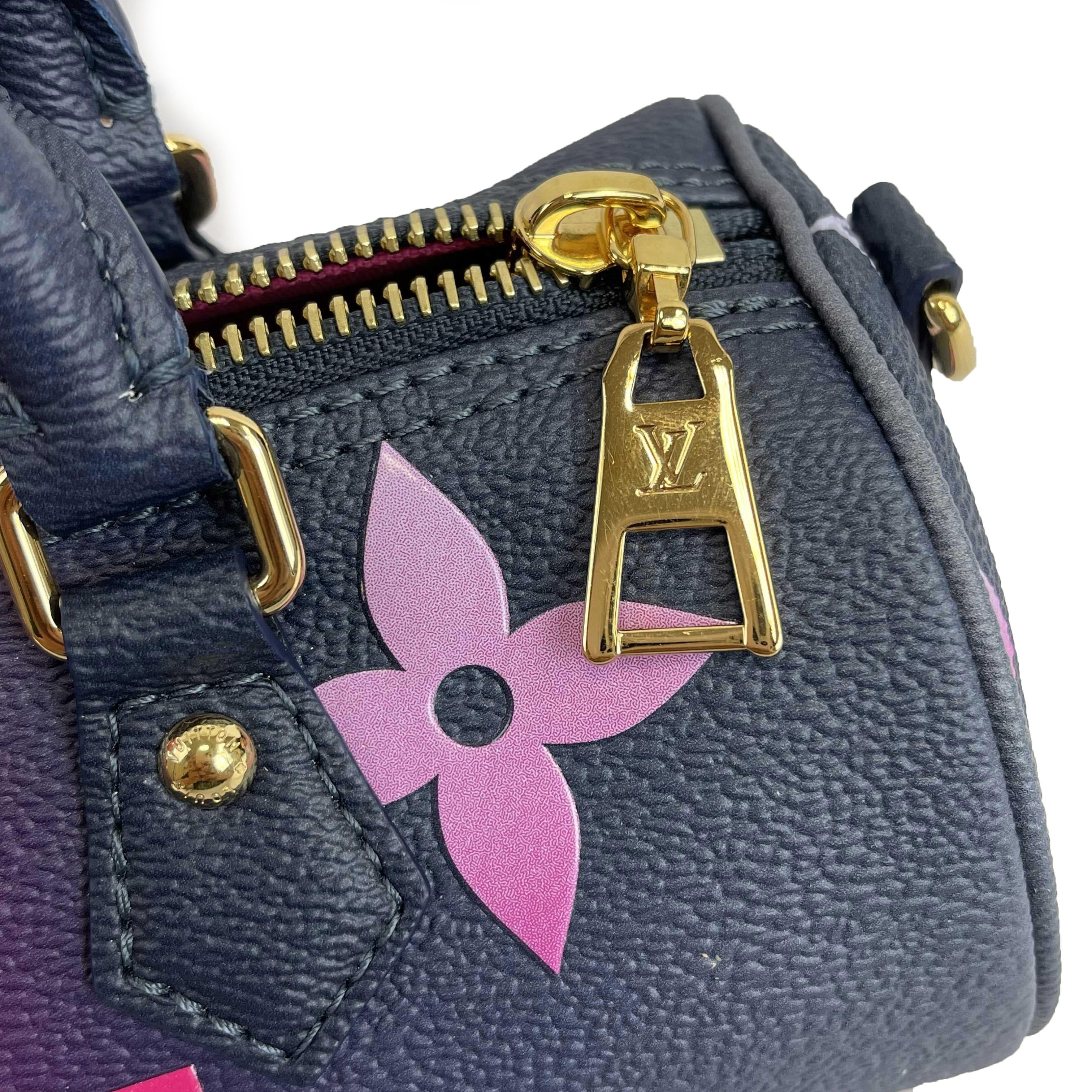 Louis Vuitton NEW Midnight Fuchsia Papillon BB Satchel - Coin Purse - Crossbody 2