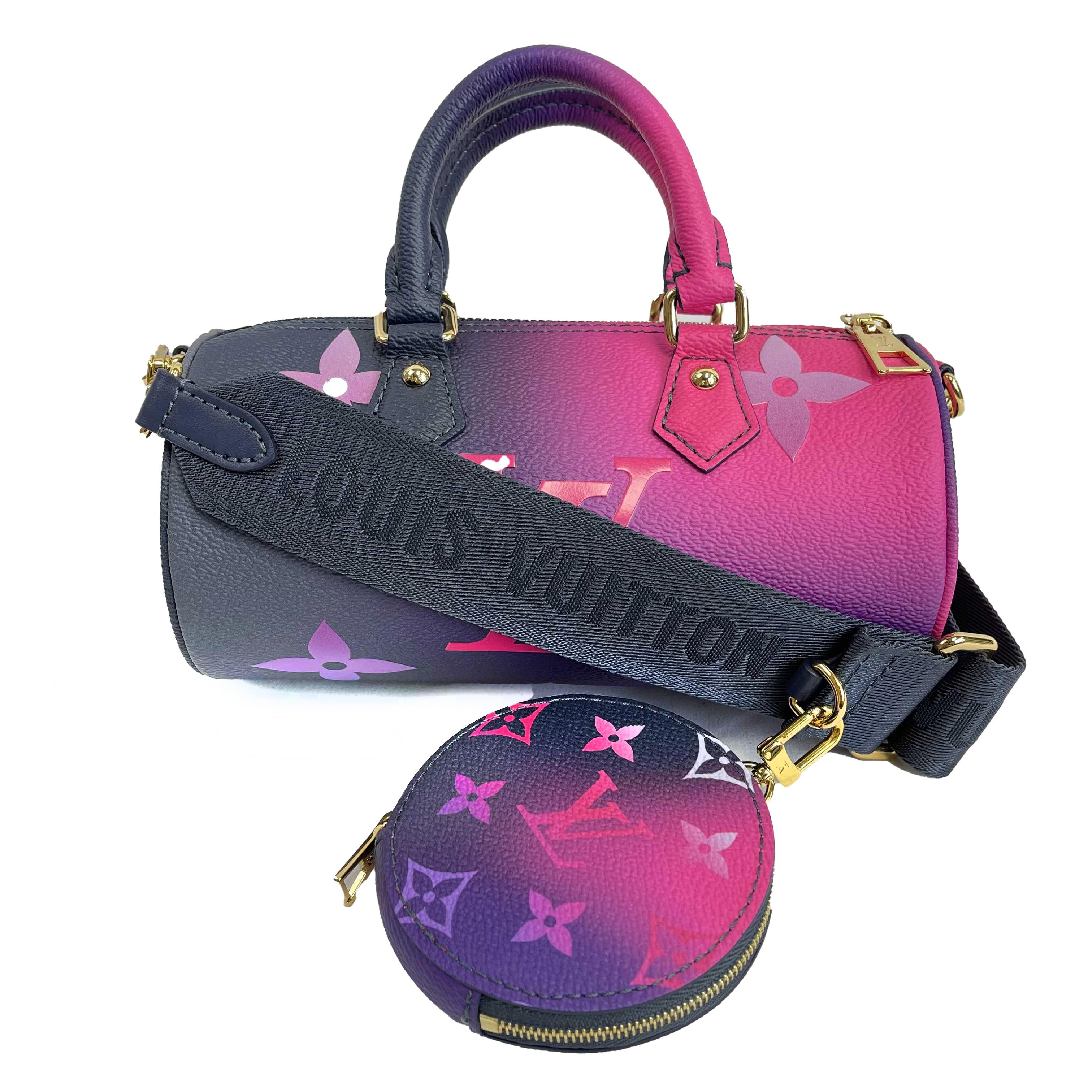 	Louis Vuitton NEW Midnight Fuchsia Papillon BB Satchel - Coin Purse - Crossbody 6