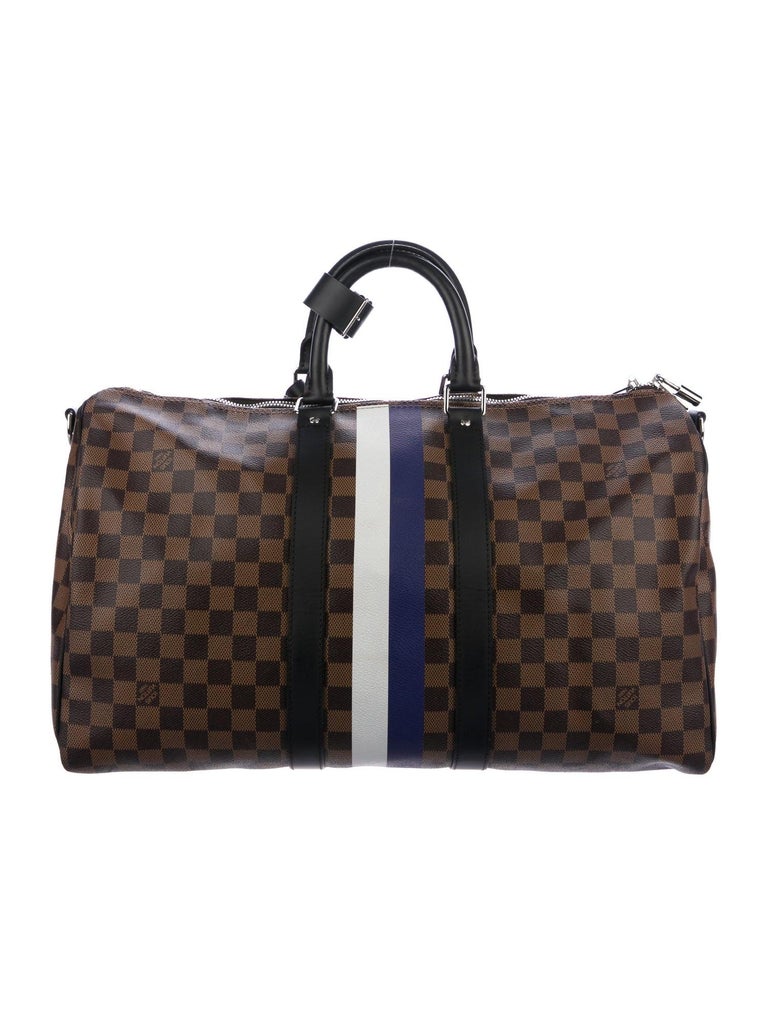 Louis Vuitton NEW Monogram Brown Top Handle Men's Travel Duffle