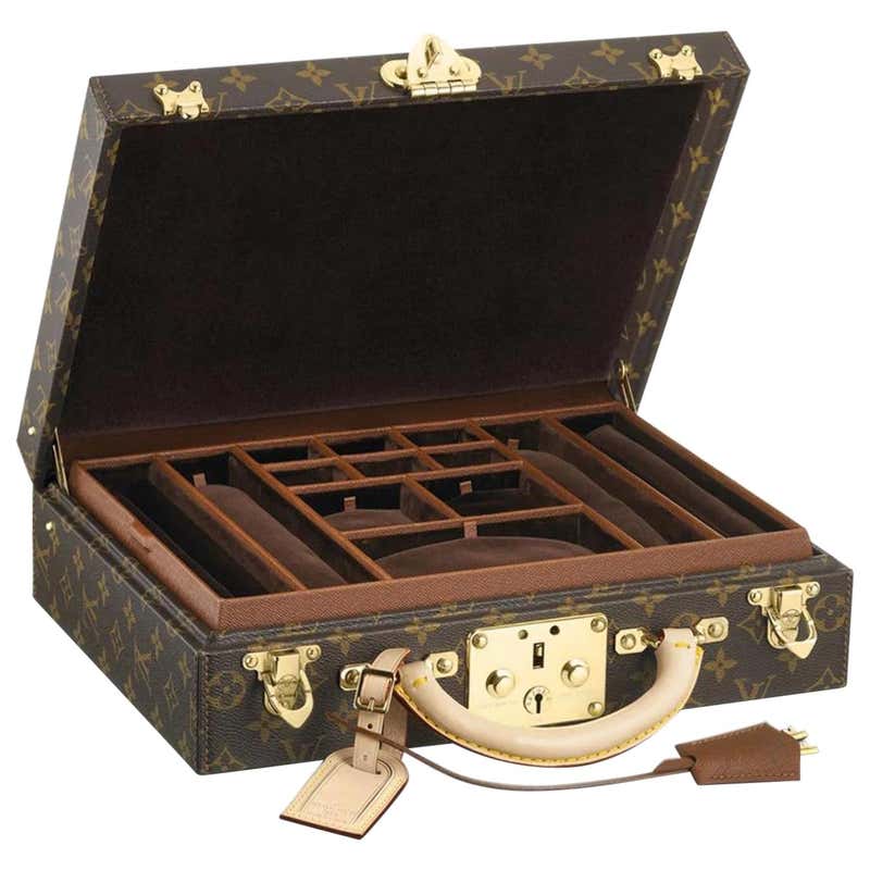 Louis Vuitton NEW Monogram Men's Women's Jewelry Watch Vanity Travel ...