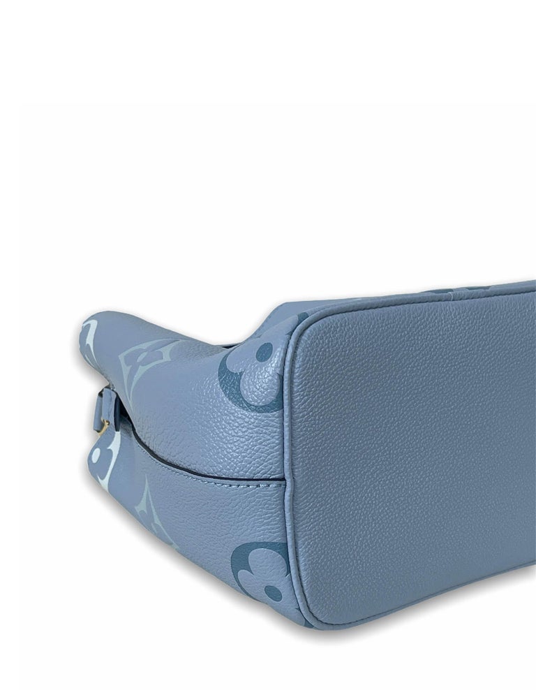 LOUIS VUITTON NeoNoe BB Monogram Empreinte Shoulder Bag Summer Blue